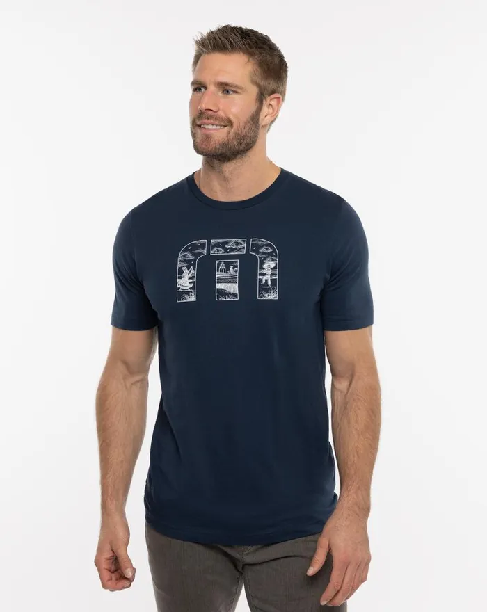 TravisMathew DECENT PROPOSAL TEE Total Eclipse Men Tees