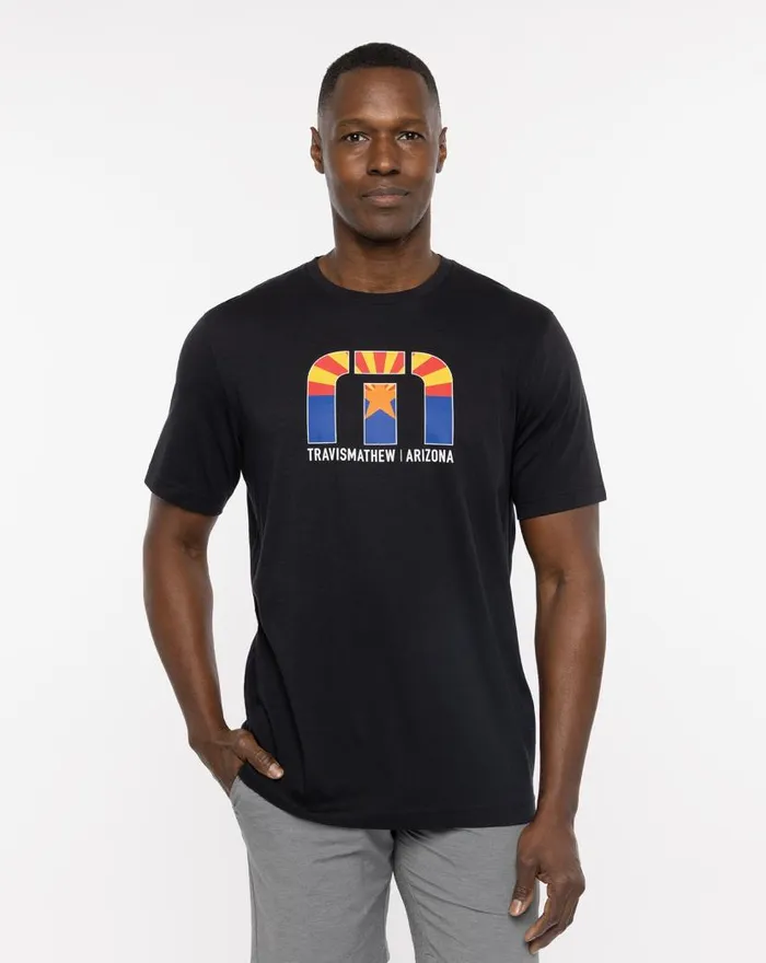 TravisMathew DESERT MAN TEE Black Men Tees