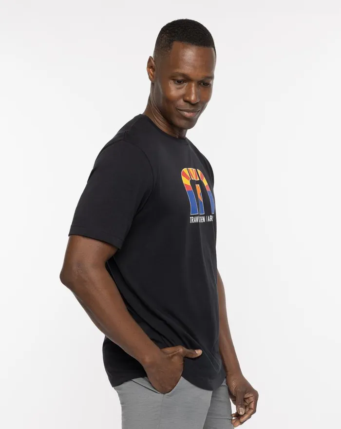 TravisMathew DESERT MAN TEE Black Men Tees TravisMathew DESERT MAN TEE Black Men Tees