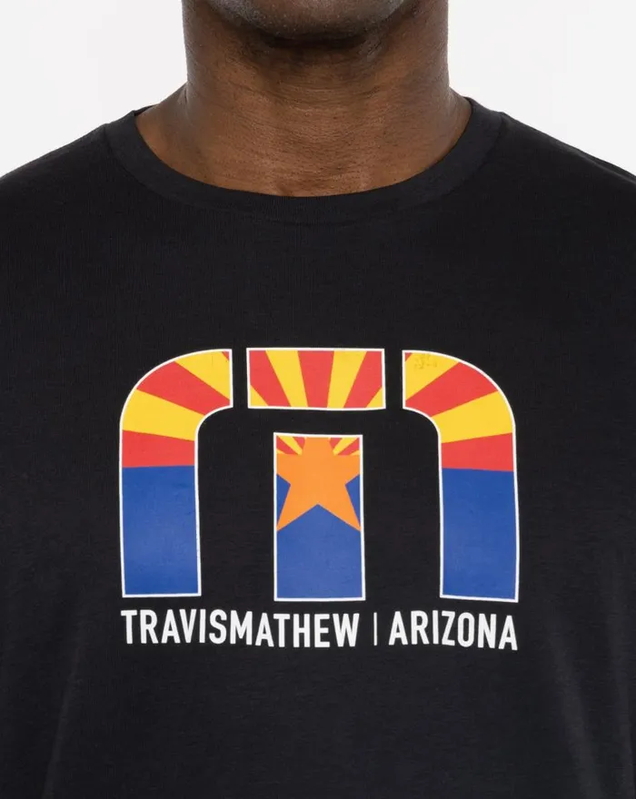 TravisMathew DESERT MAN TEE Black Men Tees TravisMathew DESERT MAN TEE Black Men Tees