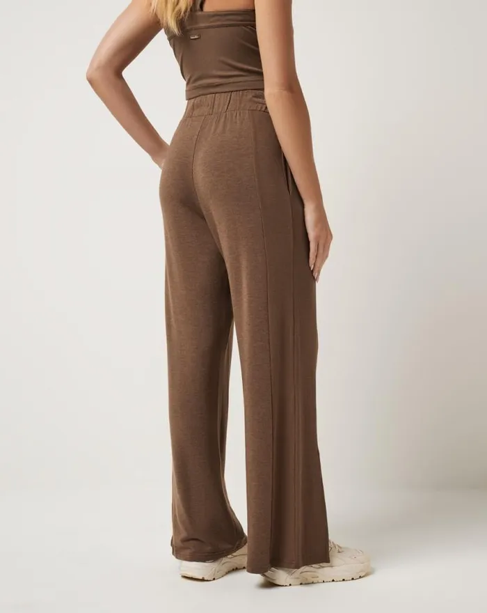 TravisMathew HIDDEN LOCAL PANT Heather Cocoa Brown Women Pants TravisMathew HIDDEN LOCAL PANT Heather Cocoa Brown Women Pants
