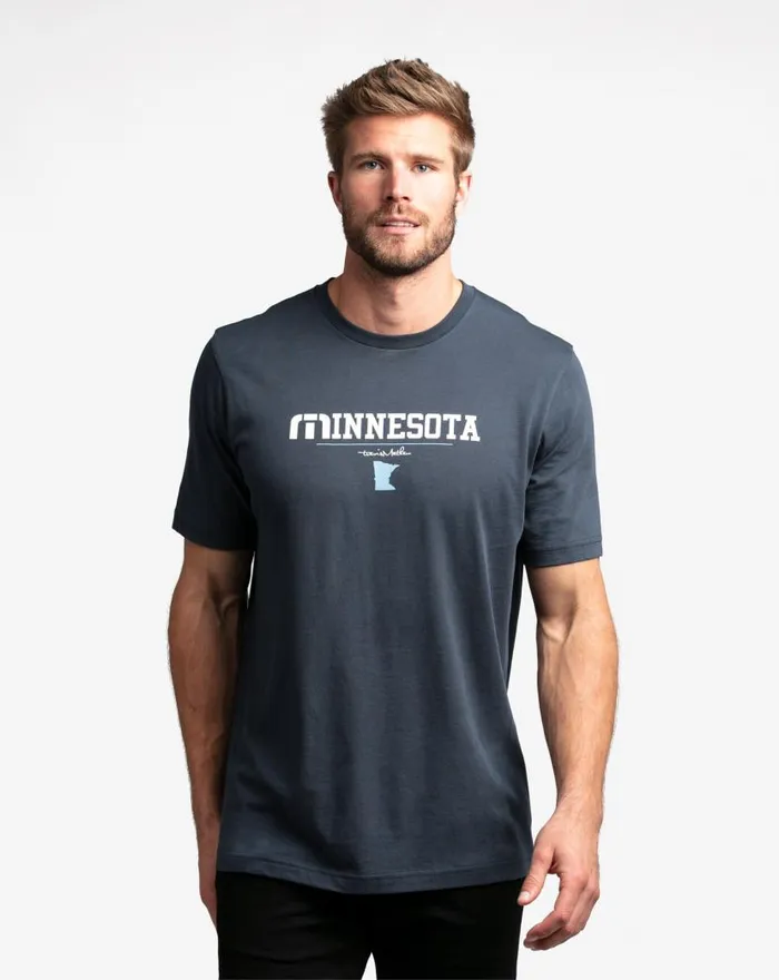TravisMathew HONEY CRISP TEE Mood Indigo Men Tees