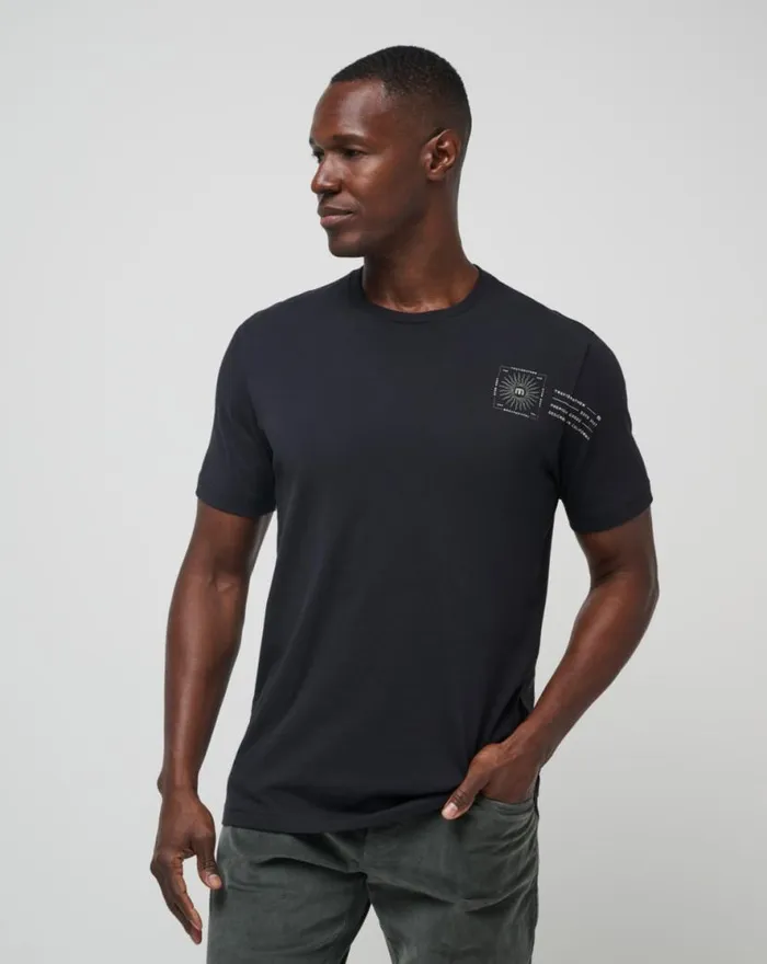 TravisMathew LAGUNA SUN TEE Black Men Tees TravisMathew LAGUNA SUN TEE Black Men Tees