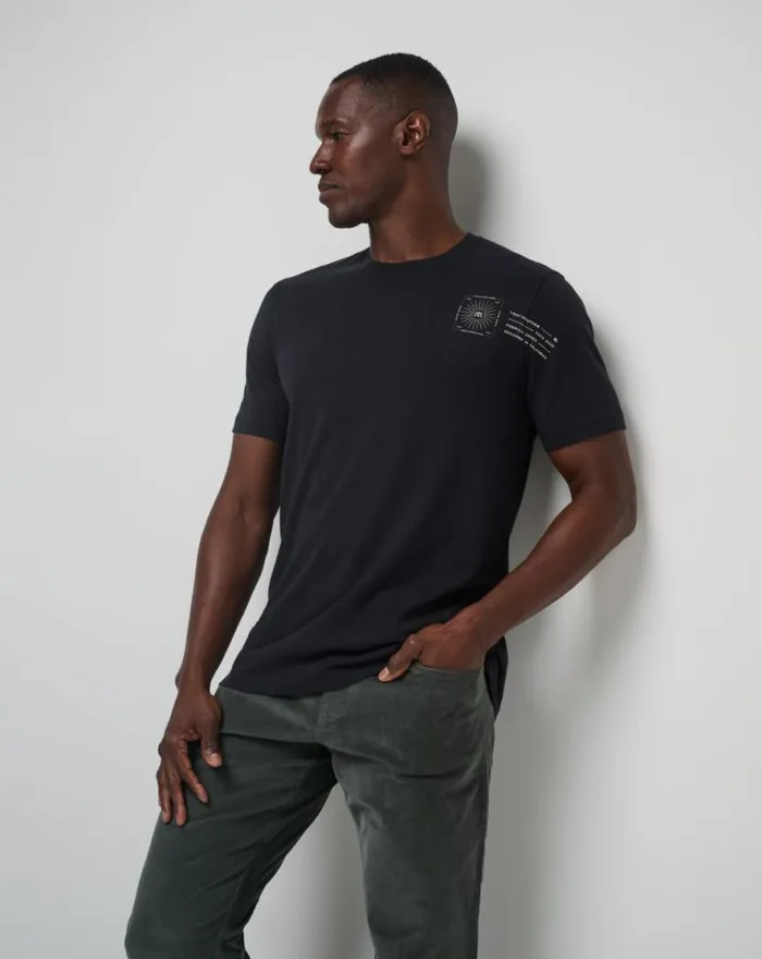 TravisMathew LAGUNA SUN TEE Black Men Tees TravisMathew LAGUNA SUN TEE Black Men Tees