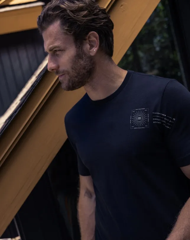 TravisMathew LAGUNA SUN TEE Black Men Tees TravisMathew LAGUNA SUN TEE Black Men Tees