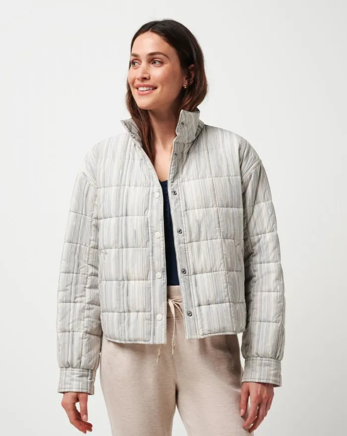 TravisMathew MARIN JACKET Oxford Tan Multi Women Jackets