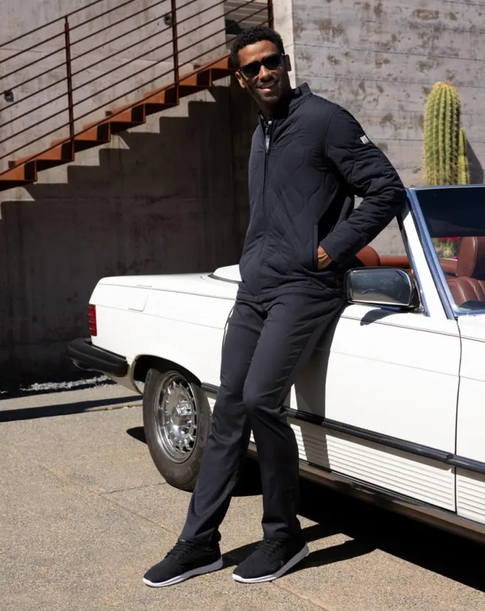 TravisMathew OPEN TO CLOSE PANT Heather Dark Grey Men Pants TravisMathew OPEN TO CLOSE PANT Heather Dark Grey Men Pants