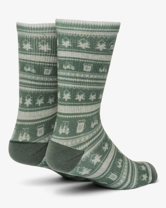 TravisMathew PASS THE GRAVY CREW SOCK Laurel MenWomen Socks TravisMathew PASS THE GRAVY CREW SOCK Laurel MenWomen Socks