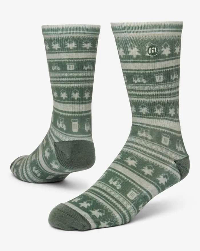 TravisMathew PASS THE GRAVY CREW SOCK Laurel MenWomen Socks TravisMathew PASS THE GRAVY CREW SOCK Laurel MenWomen Socks