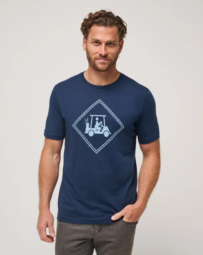 TravisMathew PLOT TWIST TEE Total Eclipse Men Tees