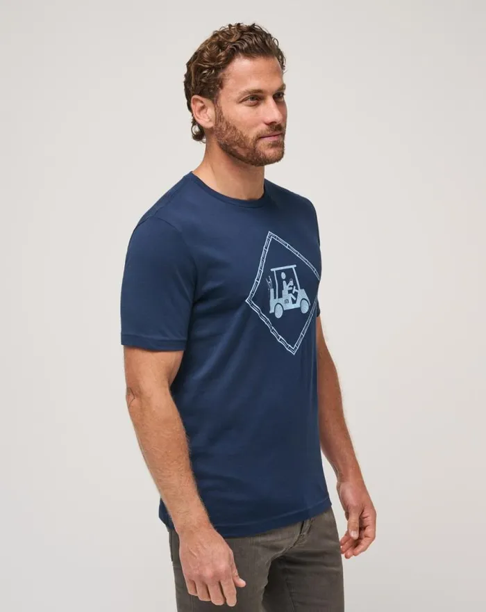 TravisMathew PLOT TWIST TEE Total Eclipse Men Tees TravisMathew PLOT TWIST TEE Total Eclipse Men Tees