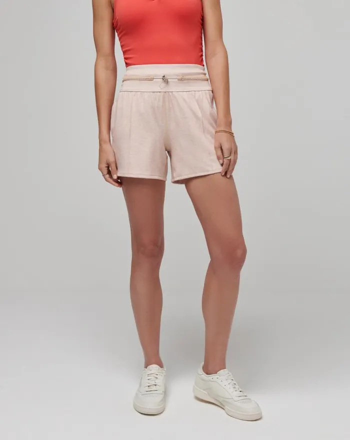 TravisMathew QUEENSTOWN MOVEKNIT SHORT Heather Cuban Sand Women Shorts