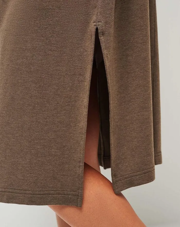 TravisMathew RESORT USE CLOUD DUSTER Heather Cocoa Brown Women Jackets TravisMathew RESORT USE CLOUD DUSTER Heather Cocoa Brown Women Jackets