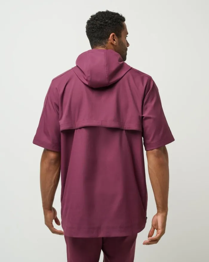 TravisMathew SPORT MODE HOODIE Mauve Wine Men Hoodies and Sweatshirts