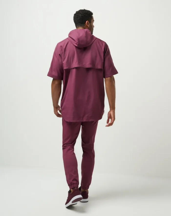 TravisMathew SPORT MODE HOODIE Mauve Wine Men Hoodies and Sweatshirts