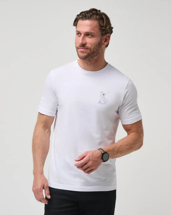 TravisMathew SUMMER TO REMEMBER TEE White Men Tees TravisMathew SUMMER TO REMEMBER TEE White Men Tees