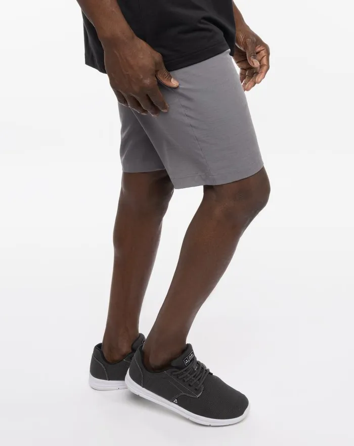 TravisMathew SWITCHBACKS SHORT 9IN Heather Quiet Shade Men Shorts TravisMathew SWITCHBACKS SHORT 9IN Heather Quiet Shade Men Shorts
