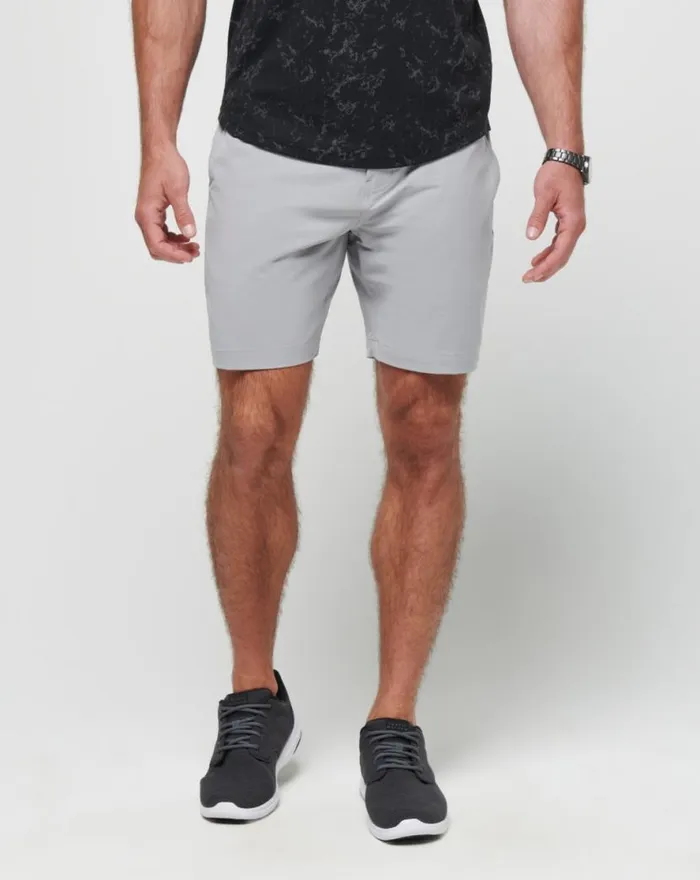 TravisMathew TECH CHINO SHORT 8IN Heather Sleet Men Shorts