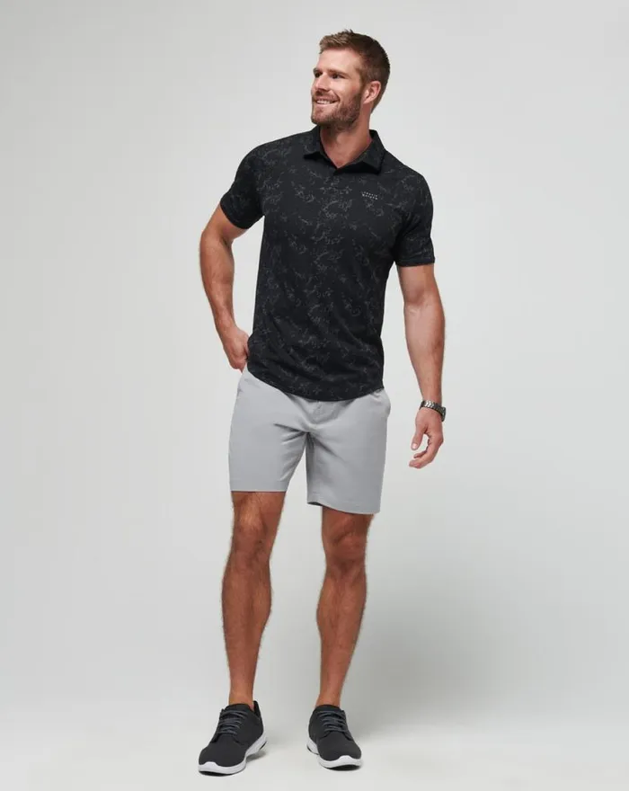 TravisMathew TECH CHINO SHORT 8IN Heather Sleet Men Shorts