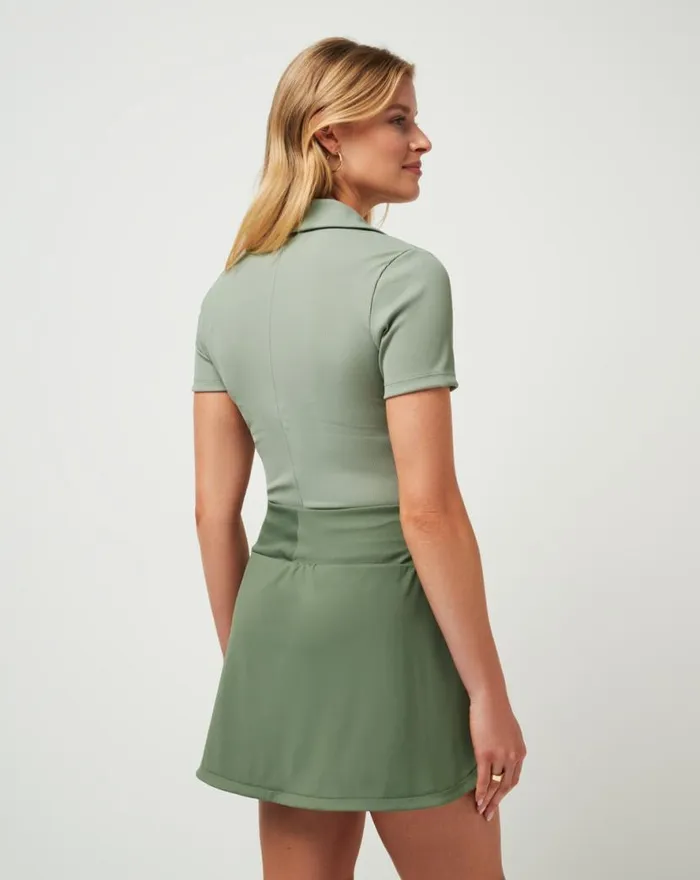 TravisMathew TROPICAL OUTLOOK MOVEKNIT RIB POLO Shadow Women Polos