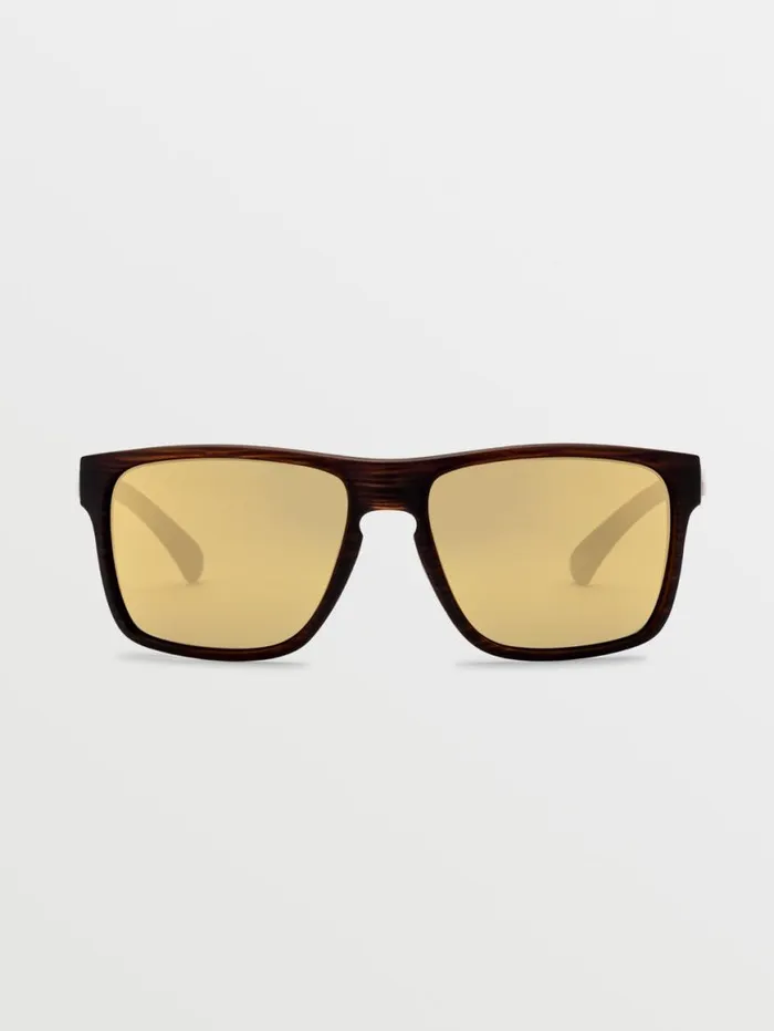 Trick Sunglasses 8211 Eye and EyeBronze Gold Mirror MensWomens Volcom Sunglasses Trick Sunglasses 8211 Eye and EyeBronze Gold Mirror MensWomens Volcom Sunglasses