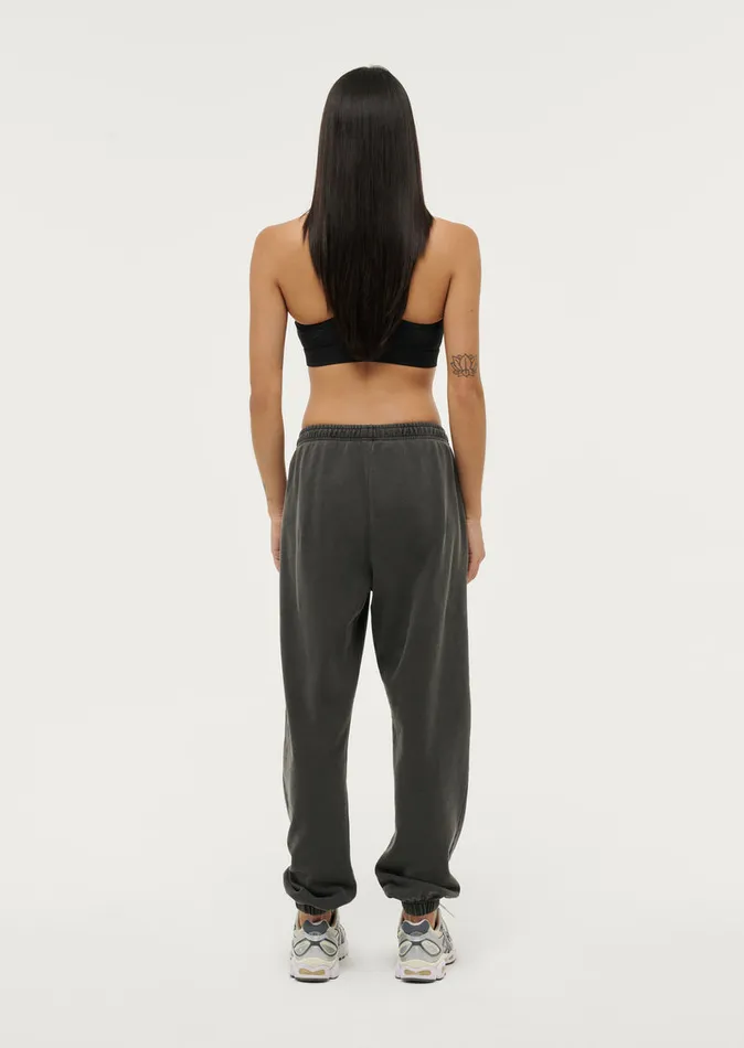 TRIFECTA TRACKPANT IN WASHED BLACK Women Loungewear PE Nation