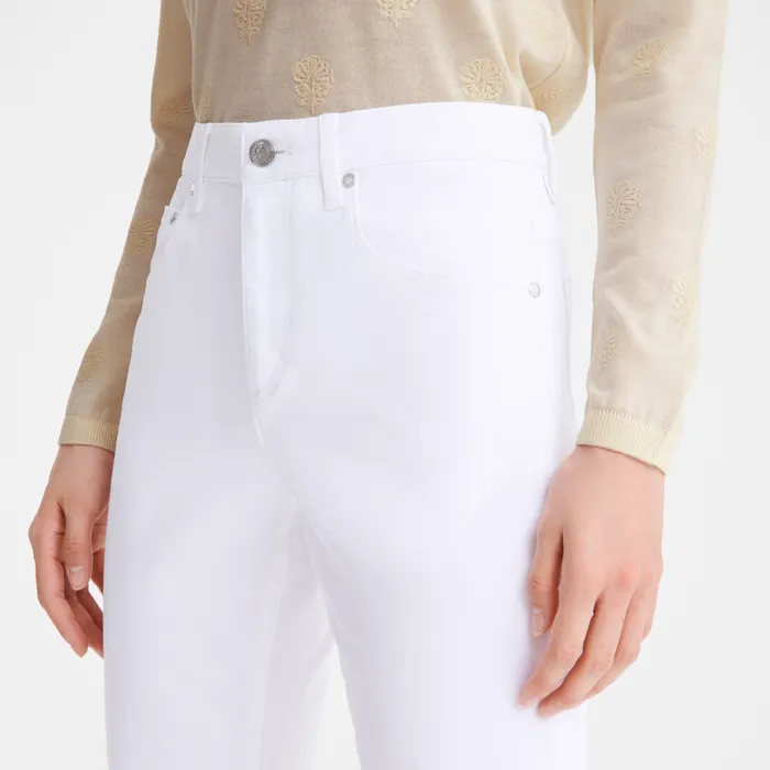 Trousers and shorts Women Longchamp Trousers White