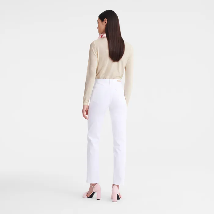 Trousers and shorts Women Longchamp Trousers White