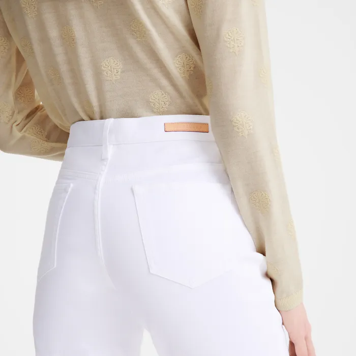 Trousers and shorts Women Longchamp Trousers White