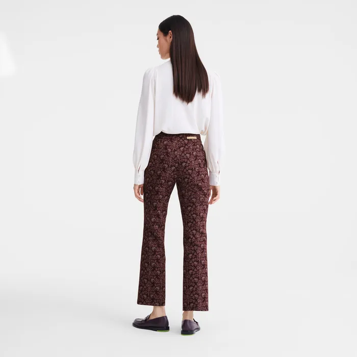 Trousers and shorts Women Trousers Eggplant Longchamp Trousers and shorts Women Trousers Eggplant Longchamp