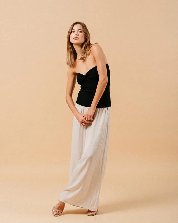 TROUSERS BEIGE MATCHA Shop Grace and Mila Flowing Trousers