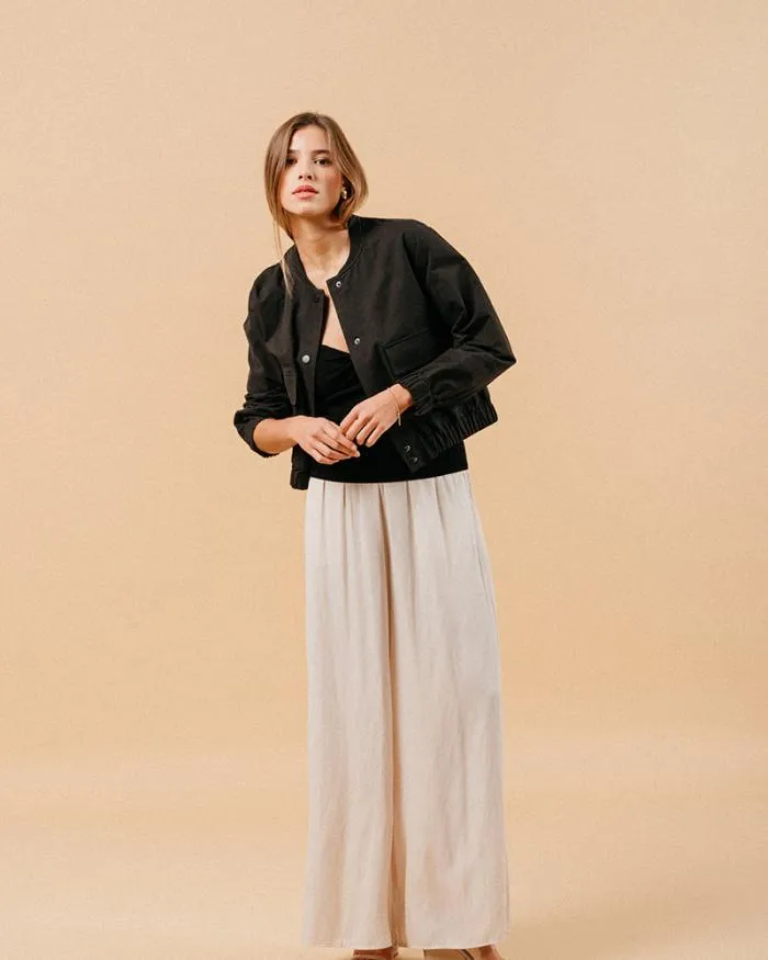 TROUSERS BEIGE MATCHA Shop Grace and Mila Flowing Trousers