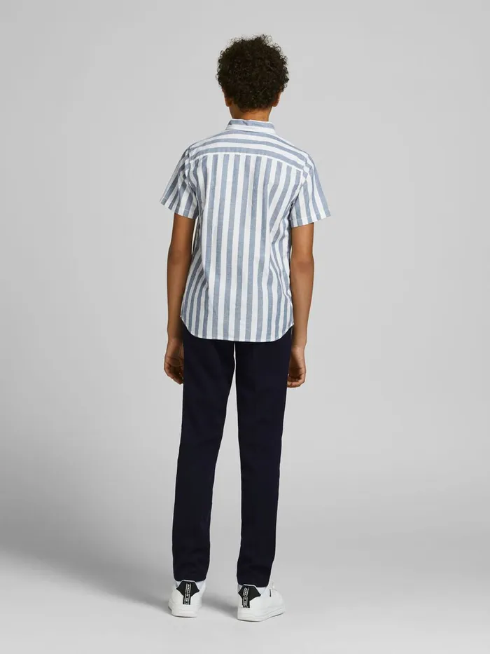 Trousers JACK and JONES Junior BOYS MARCO PHIL CHINOS Blue Dark Navy