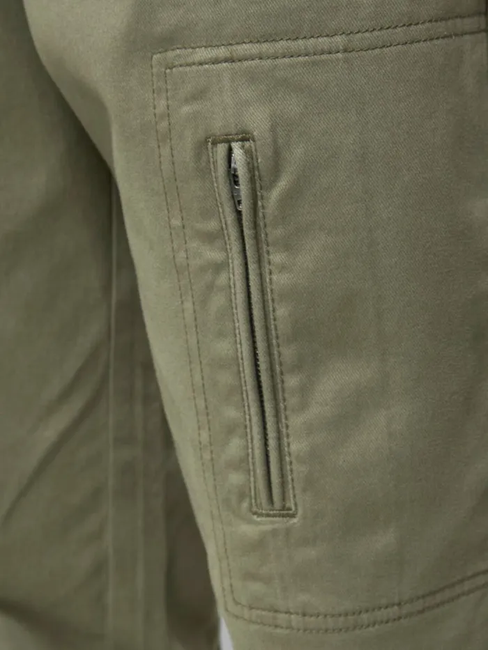 Trousers JACK and JONES Mens ACE HILL AKM CARGO TROUSERS Green Dusty Olive