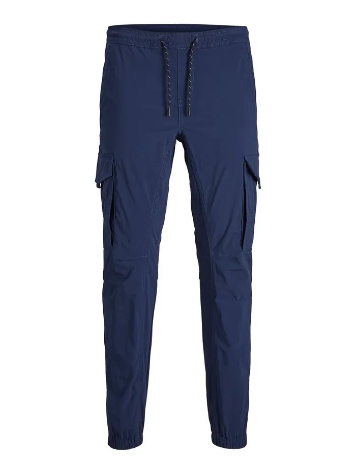 Trousers JACK and JONES Mens GORDON FLAKE SWEATPANTS Blue Navy Blazer For Sale