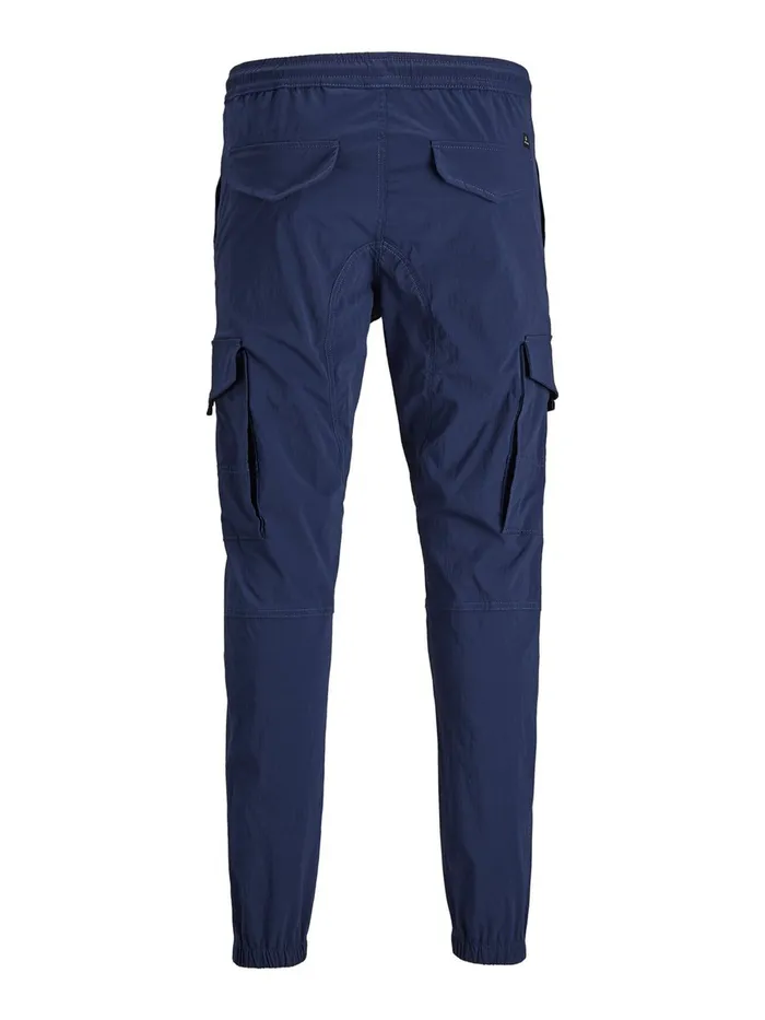 Trousers JACK and JONES Mens GORDON FLAKE SWEATPANTS Blue Navy Blazer For Sale