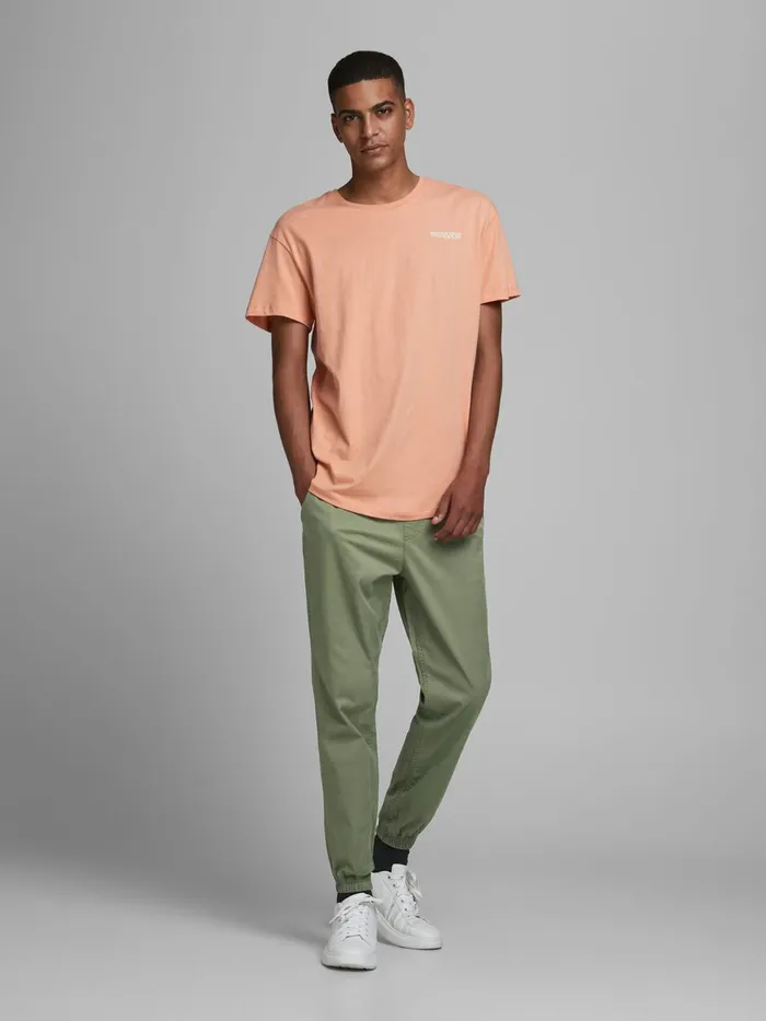 Trousers JACK and JONES Mens GORDON LANE AKM SWEATPANTS Green Deep Lichen Green Gift Ideas