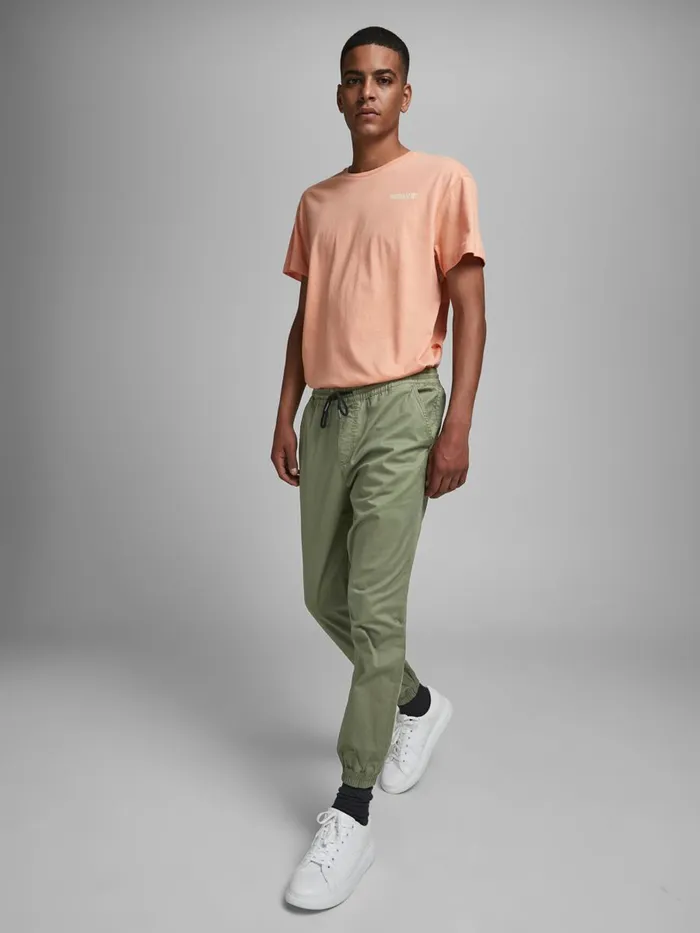 Trousers JACK and JONES Mens GORDON LANE AKM SWEATPANTS Green Deep Lichen Green Gift Ideas