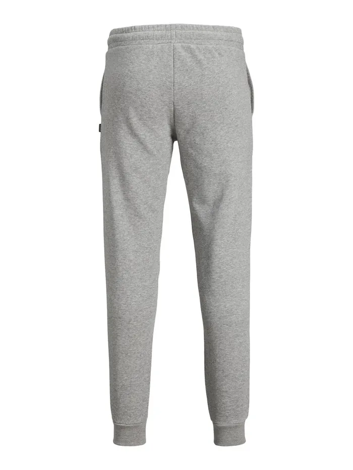 Trousers JACK and JONES Mens GORDON SOFT SWEATPANTS Grey Light Grey Melange For Sale