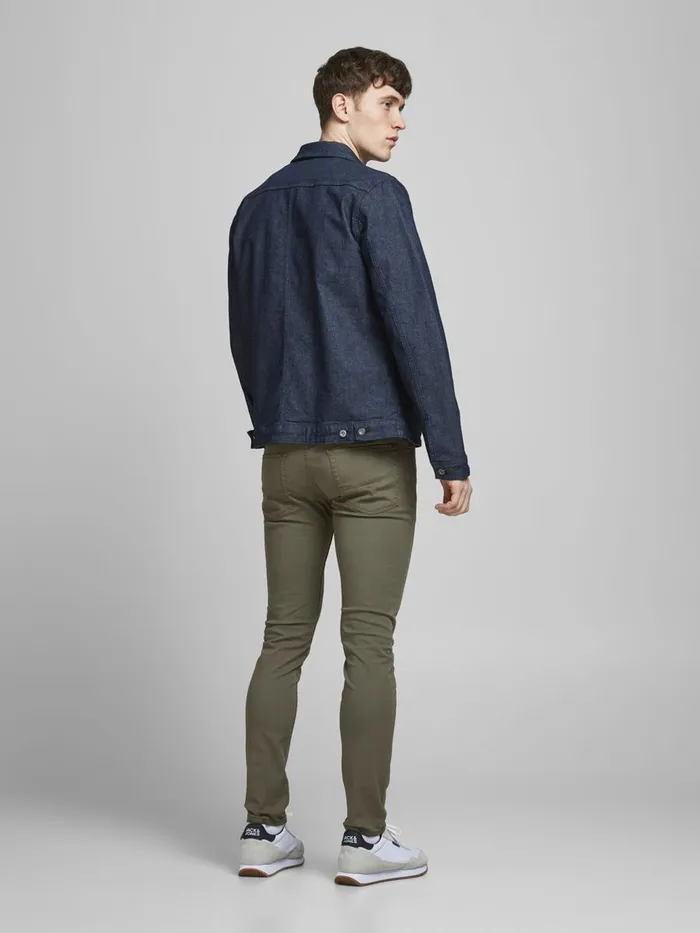 Trousers JACK and JONES Mens LIAM ORIGINAL AKM 1026 TROUSERS Green Dusty Olive