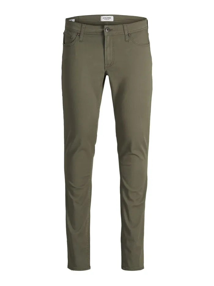 Trousers JACK and JONES Mens LIAM ORIGINAL AKM 1026 TROUSERS Green Dusty Olive