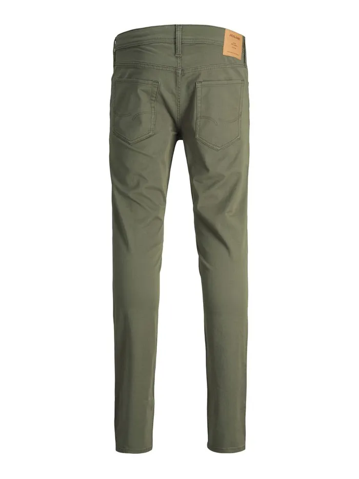 Trousers JACK and JONES Mens LIAM ORIGINAL AKM 1026 TROUSERS Green Dusty Olive