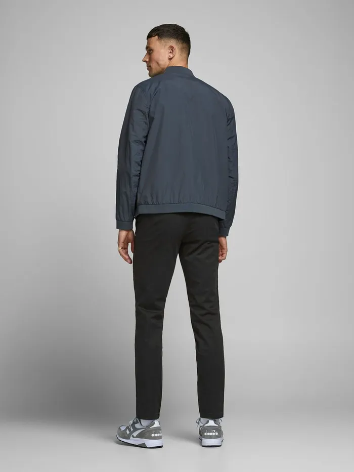 Trousers JACK and JONES Mens MARCO BOWIE SLIM FIT CHINOS Black Black