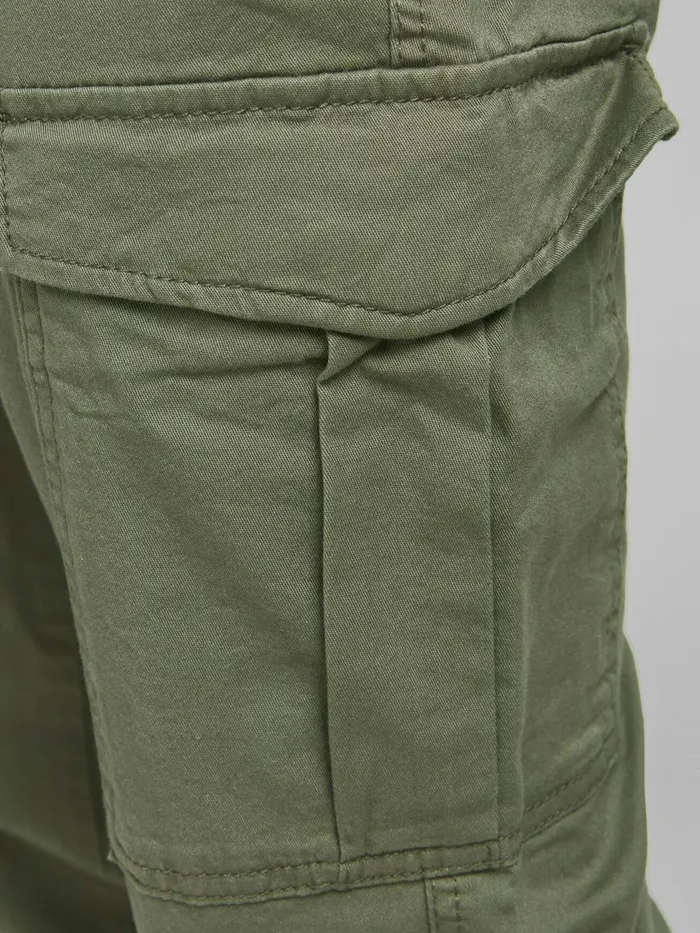 Trousers JACK and JONES Mens MARCO JOE AKM CARGO TROUSERS Green Dusty Olive