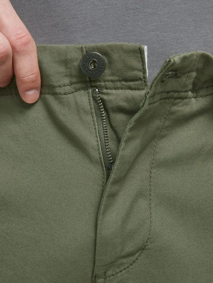 Trousers JACK and JONES Mens MARCO JOE AKM CARGO TROUSERS Green Dusty Olive