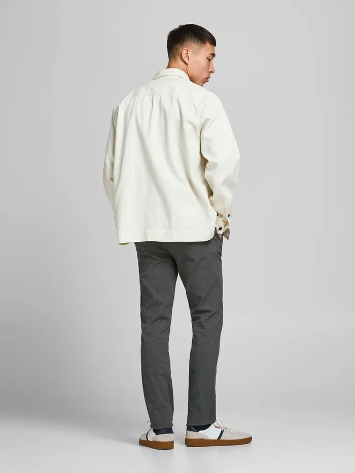 Trousers JACK and JONES Mens MARCO KENSO AKM CHINOS Grey Trooper