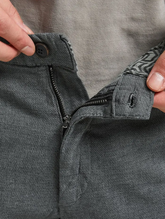 Trousers JACK and JONES Mens MARCO KENSO AKM CHINOS Grey Trooper