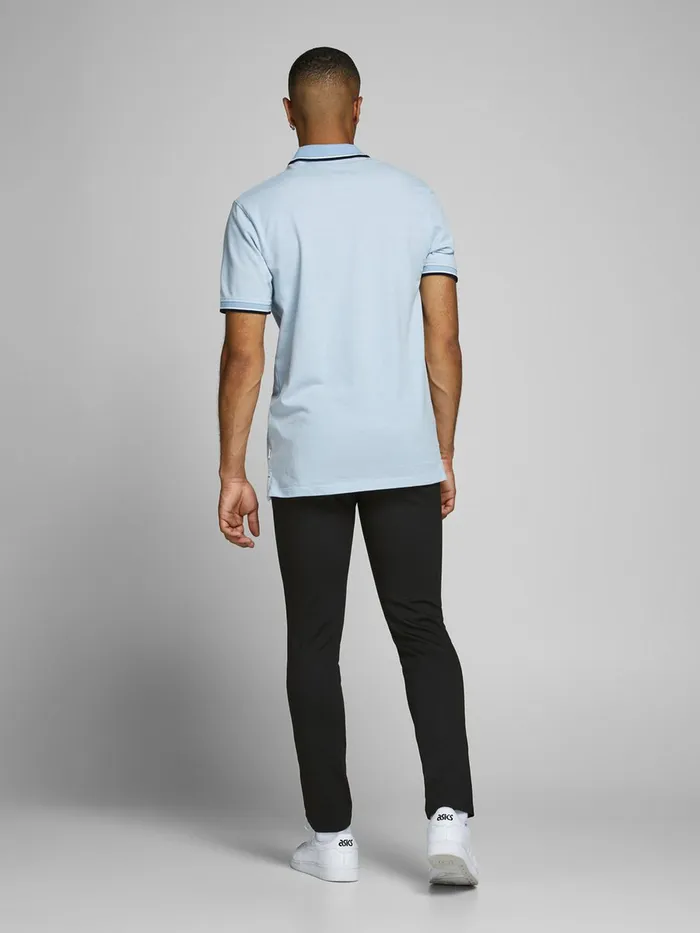 Trousers JACK and JONES Mens MARCO PHIL BLACK CHINOS Black Black