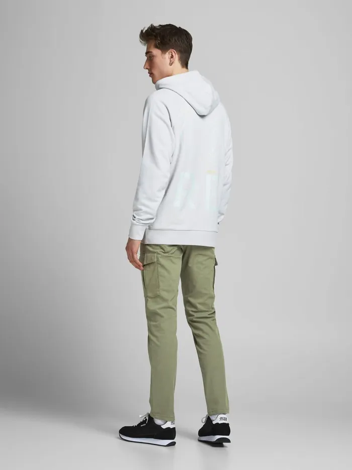 Trousers JACK and JONES Mens MARCO PRATT CHINOS Green Deep Lichen Green