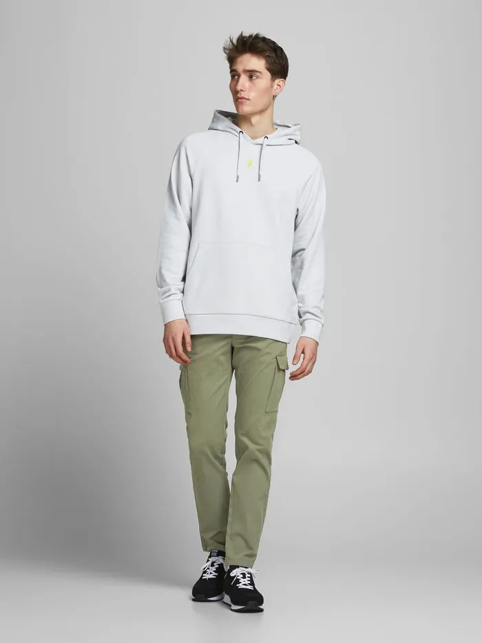 Trousers JACK and JONES Mens MARCO PRATT CHINOS Green Deep Lichen Green